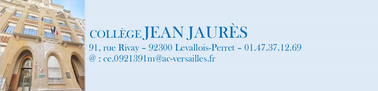 Collège Jean Jaurès de Levallois Perret Collège Jean Jaurès de Levallois Perret